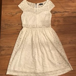 Wet seal white lace dress
